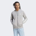 adidas Essentials French Terry 3-Stripes Full-Zip Hoodie