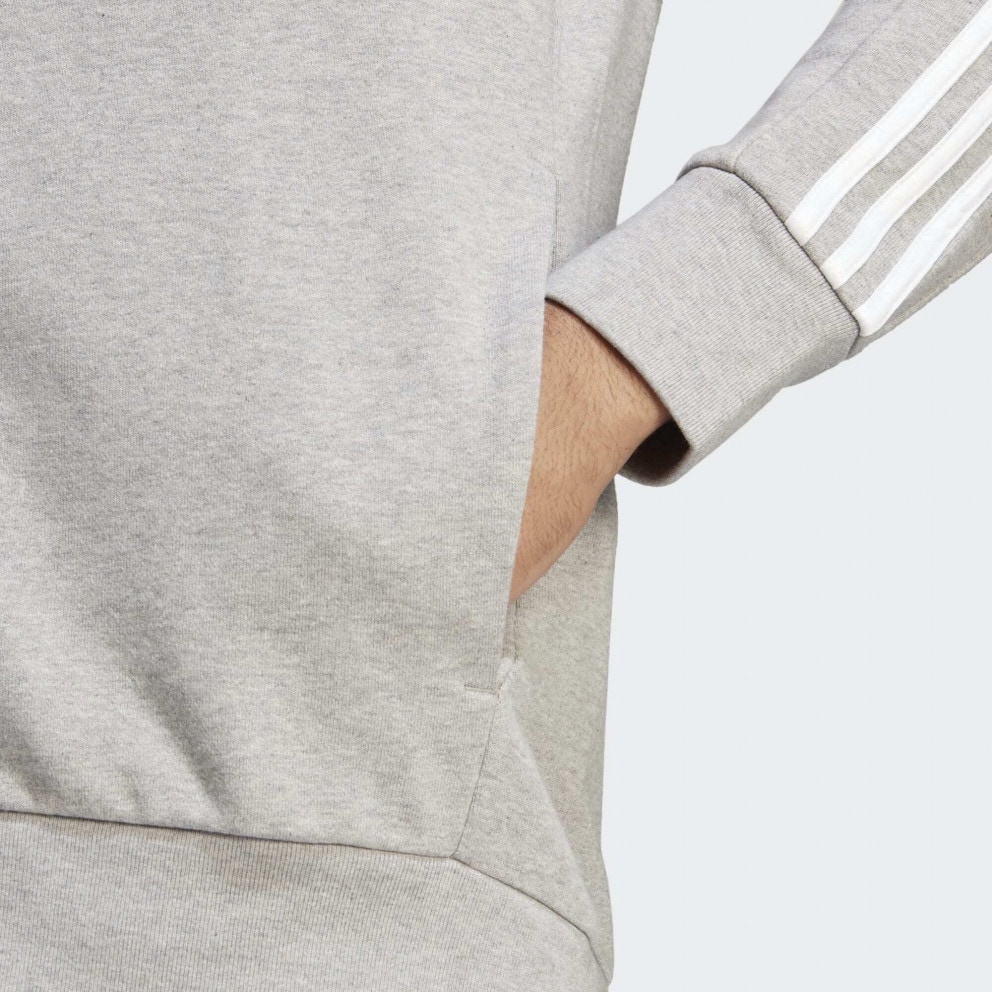 adidas Essentials French Terry 3-Stripes Full-Zip Hoodie