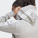 adidas Essentials French Terry 3-Stripes Full-Zip Hoodie