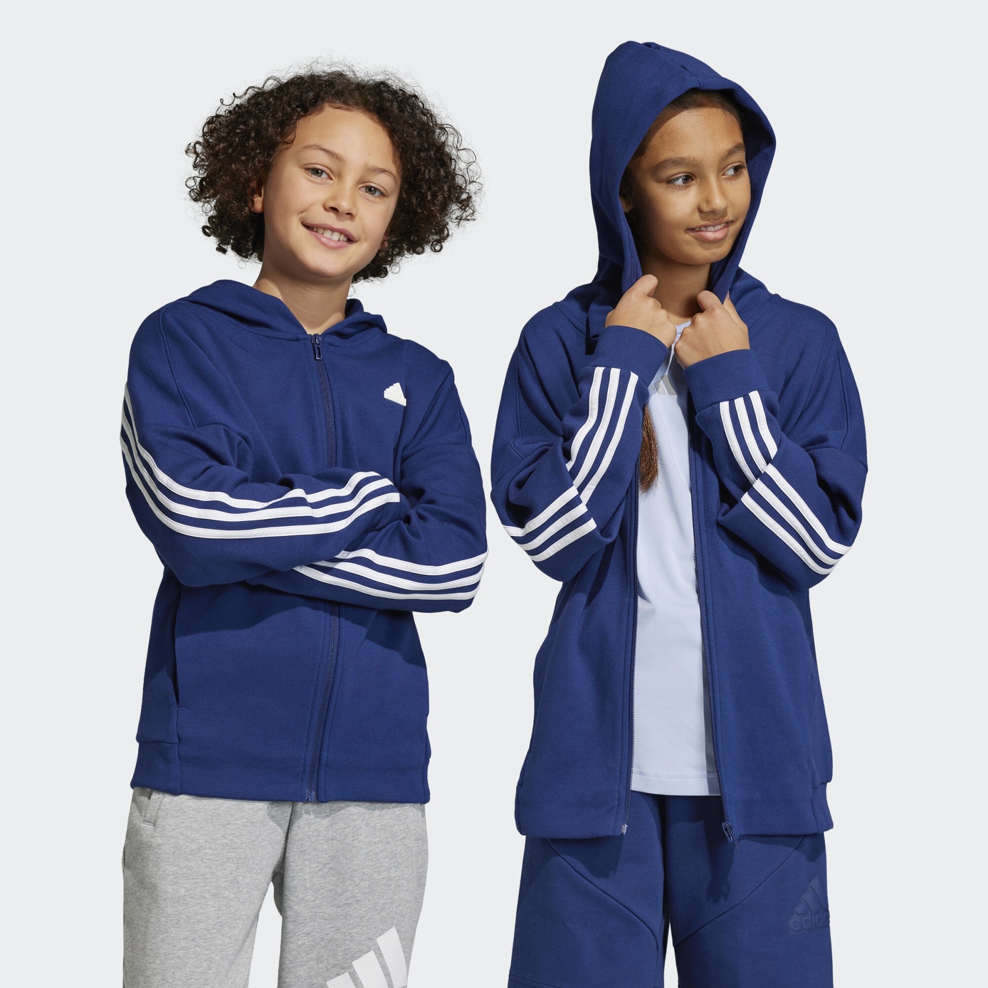 adidas Future Icons 3-Stripes Full-Zip Hooded Track Top (9000148640_66159)