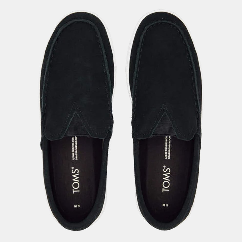 TOMS Black Sde Mn Trvl Lite Loafer Drcas