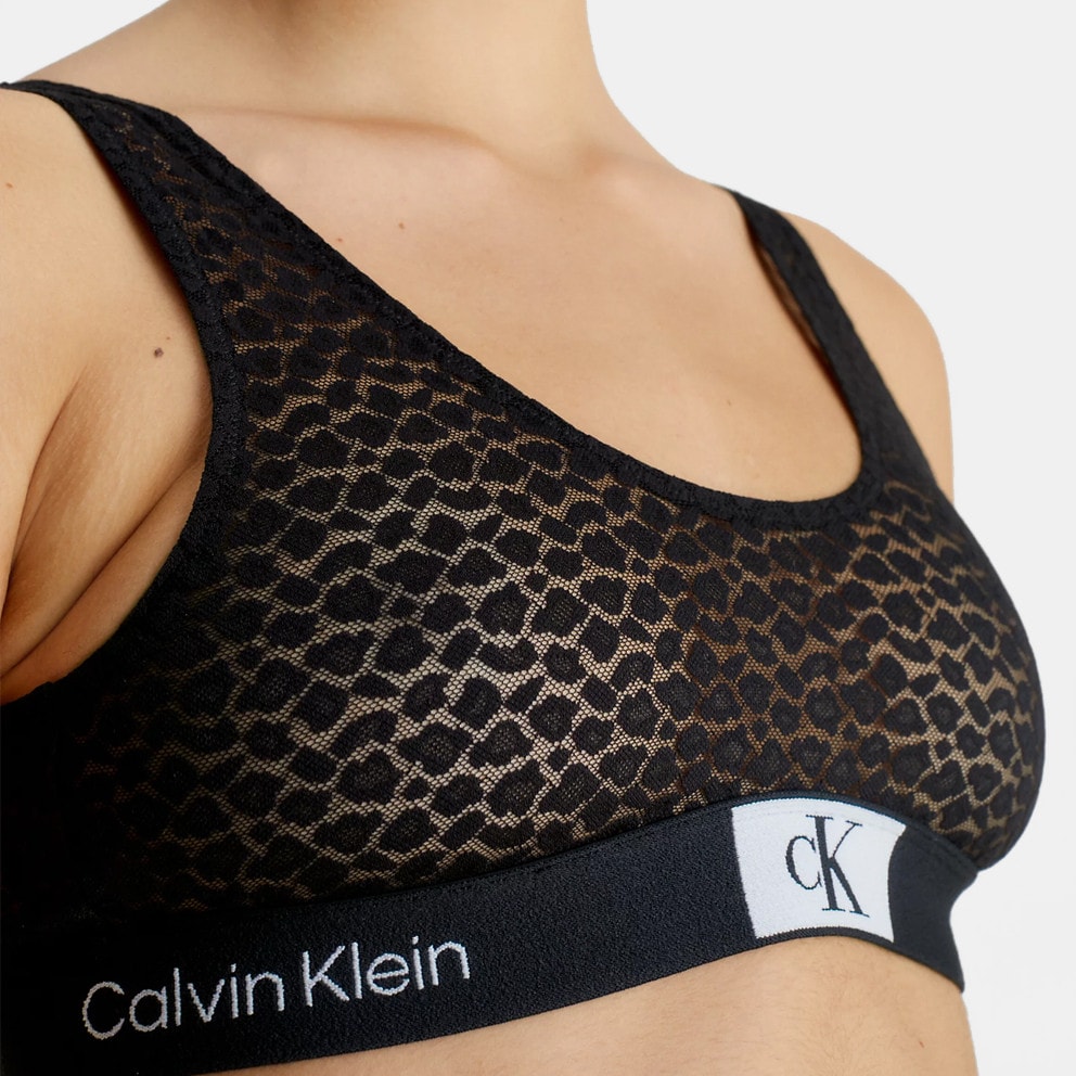 calvin klein Calvin Klein Unlined Women s Bralette Black 000QF7233E UB1