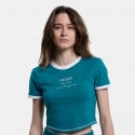 Guess Signature Crop Γυναίκειο T-shirt