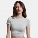 Guess Aline Eco Stretch Γυναικείο Cropped T-shirt