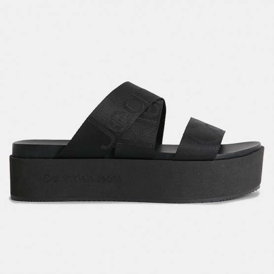 Calvin Klein Flatform Webbing Γυναικεία Slides