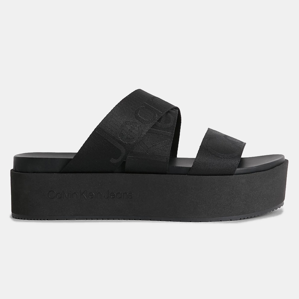 Calvin Klein Flatform Webbing Γυναικεία Slides (9000143199_1469) Γυναικεία / Γυναικεία Παπούτσια / Γυναικεία Σανδάλια