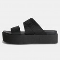 Calvin Klein Flatform Webbing Women's Slides