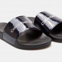 Calvin Klein Slide Silver Monogram