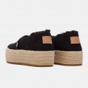 TOMS Black Canvas Valcia  Γυναικείες Εσπαντρίγιες