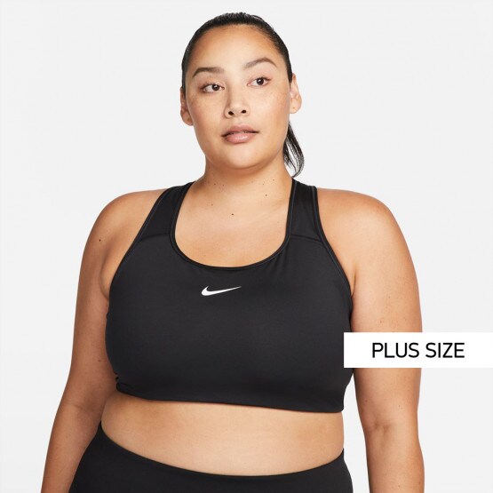 Nike Swoosh Γυναικείο Plus Size Αθλητικό Μπουστάκι