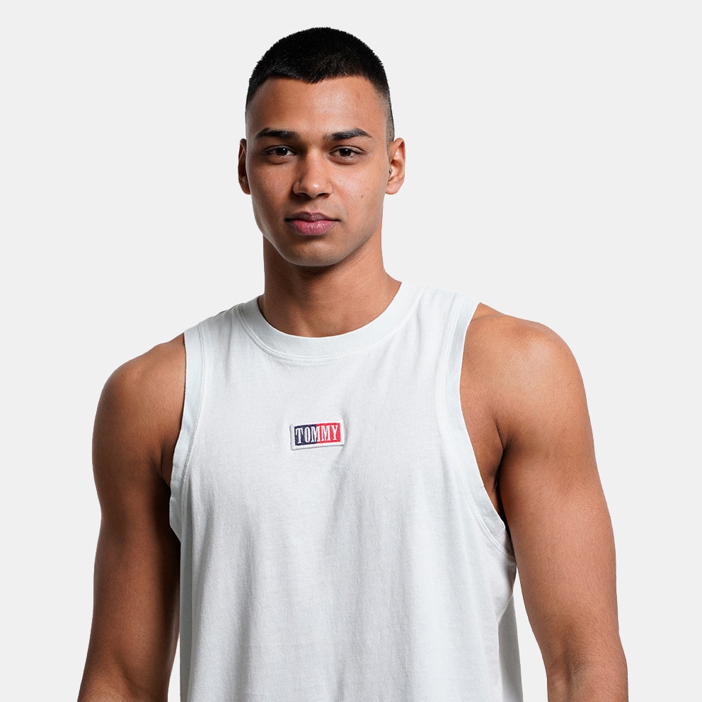 Короткая пуховая - куртка DM0DM16319 CYO tommy White Men\'s - Tank Tommy hilfiger Top Jeans