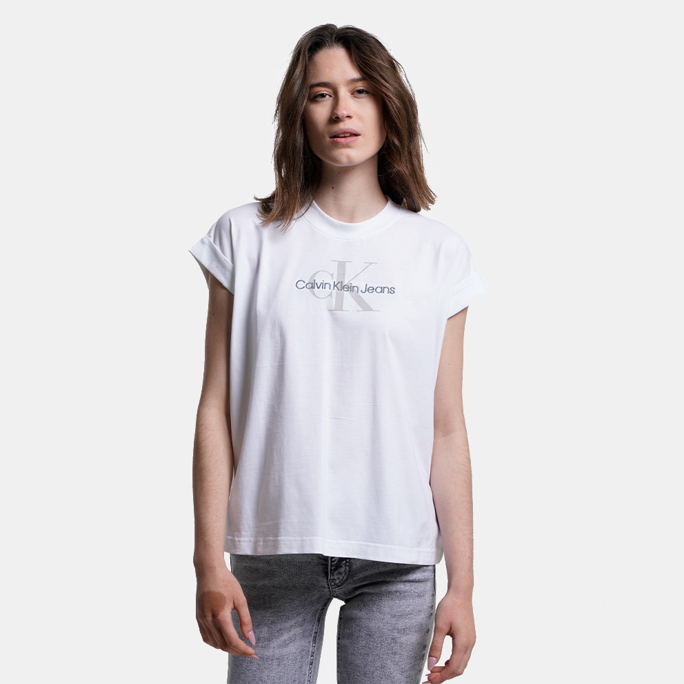 Calvin пуховик Klein - shirt - calvin xs White Women\'s Куртка оригинал - T J20J220717 YAF klein Archival Monologo Relaxed