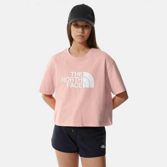 The North Face W Cropped Easy Tee Pink Moss