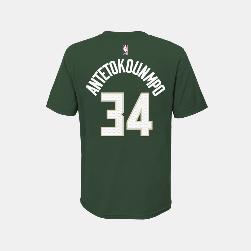 Nike Giannis Antetokounmpo Milwaukee Bucks Kids' T-shirt