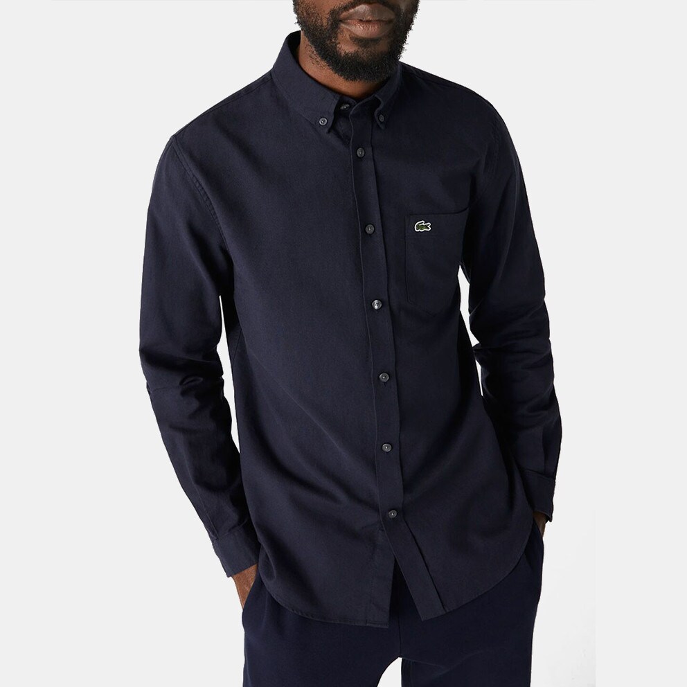 Lacoste Buttoned Collar Oxford Regular Fit Men's Shirt