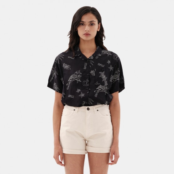 Emerson Oversized Fit Γυναικείο Κοντομάνικο Πουκάμισο
