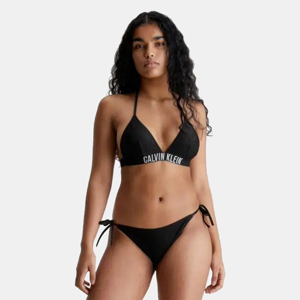 Calvin Klein Women's Monogram Rib Triangle Bikini Top