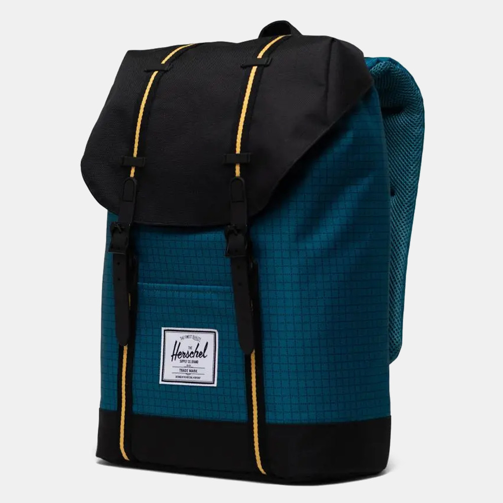 small four-stitch shoulder - 05736 - Herschel Retreat Unisex Backpack 19.5 L Blue 10066