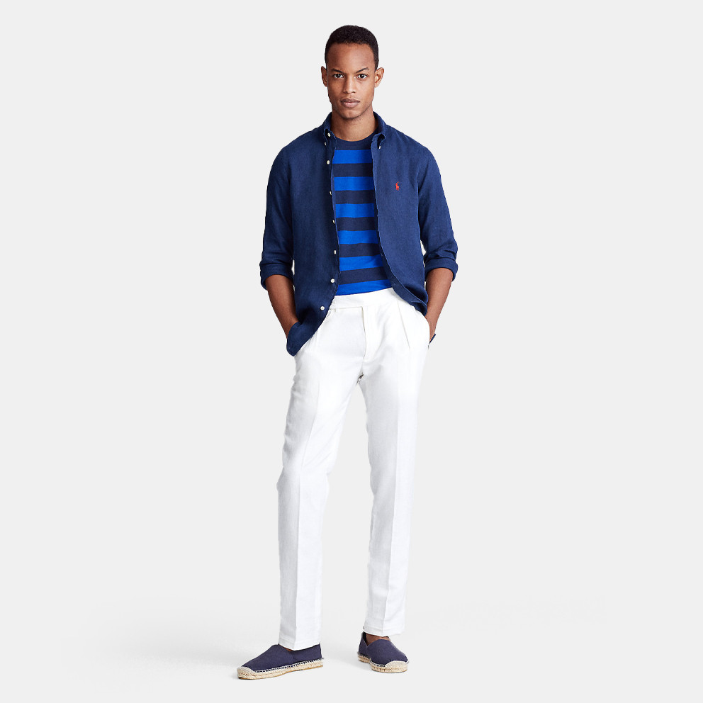 Polo Ralph Lauren Slim Fit Linen Ανδρικό Πουκάμισο