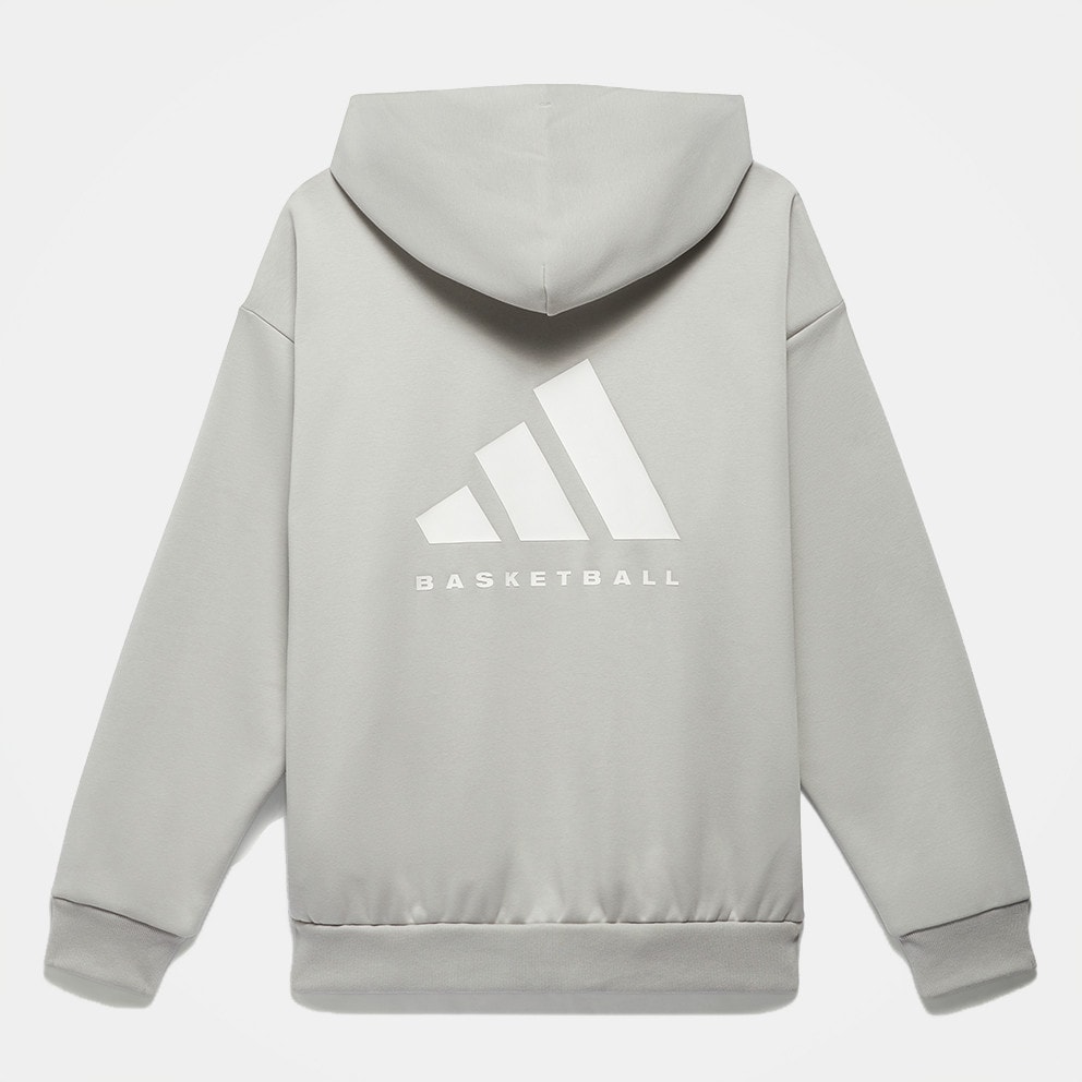 adidas Basketball Unisex Μπλούζα με Κουκούλα