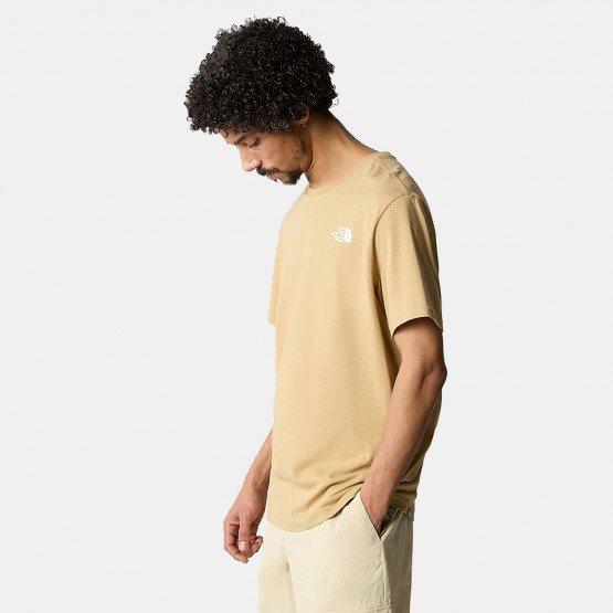 The North Face M S/S Red Box Tee Khaki Stone