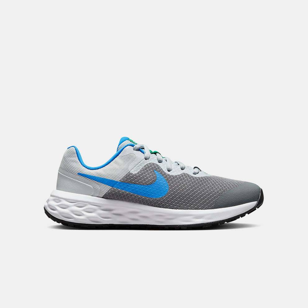 Nike Revolution 6 Παιδικά Παπούτσια για Τρέξιμο (9000129119_65077) COOL GREY/PHOTO BLUE-DEEP ROYAL BLUE