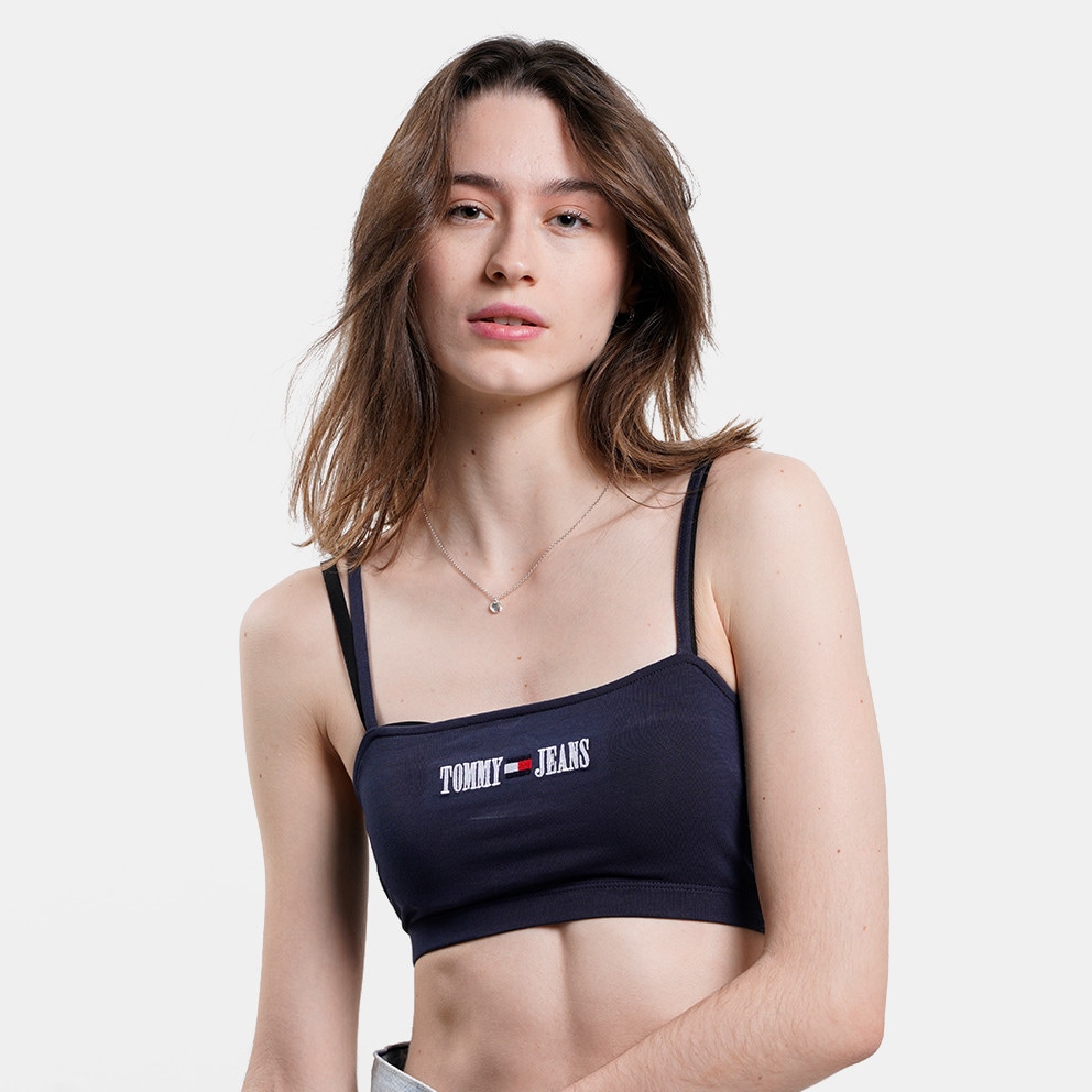 Tommy Jeans Archive Strap Γυναικεία Cropped Αμάνικη Μπλούζα