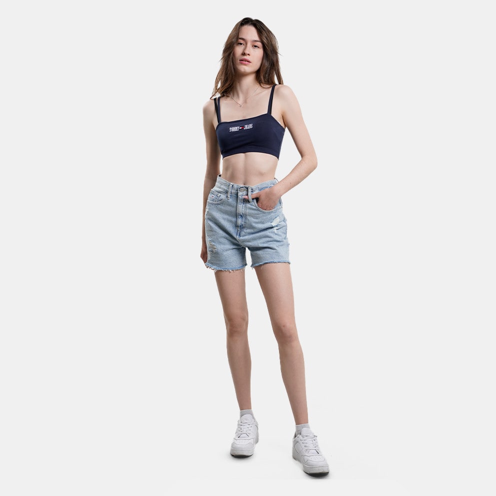 Tommy Jeans Archive Strap Γυναικεία Cropped Αμάνικη Μπλούζα