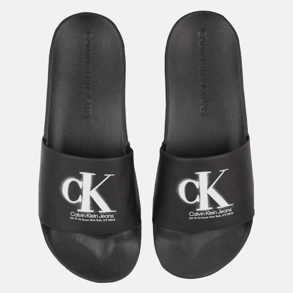 Calvin Klein Oversized Brand Ανδρικά Slides (9000143181_1469) Ανδρικά / Ανδρικά Παπούτσια / Ανδρικές Σαγιονάρες & Slides / Slides