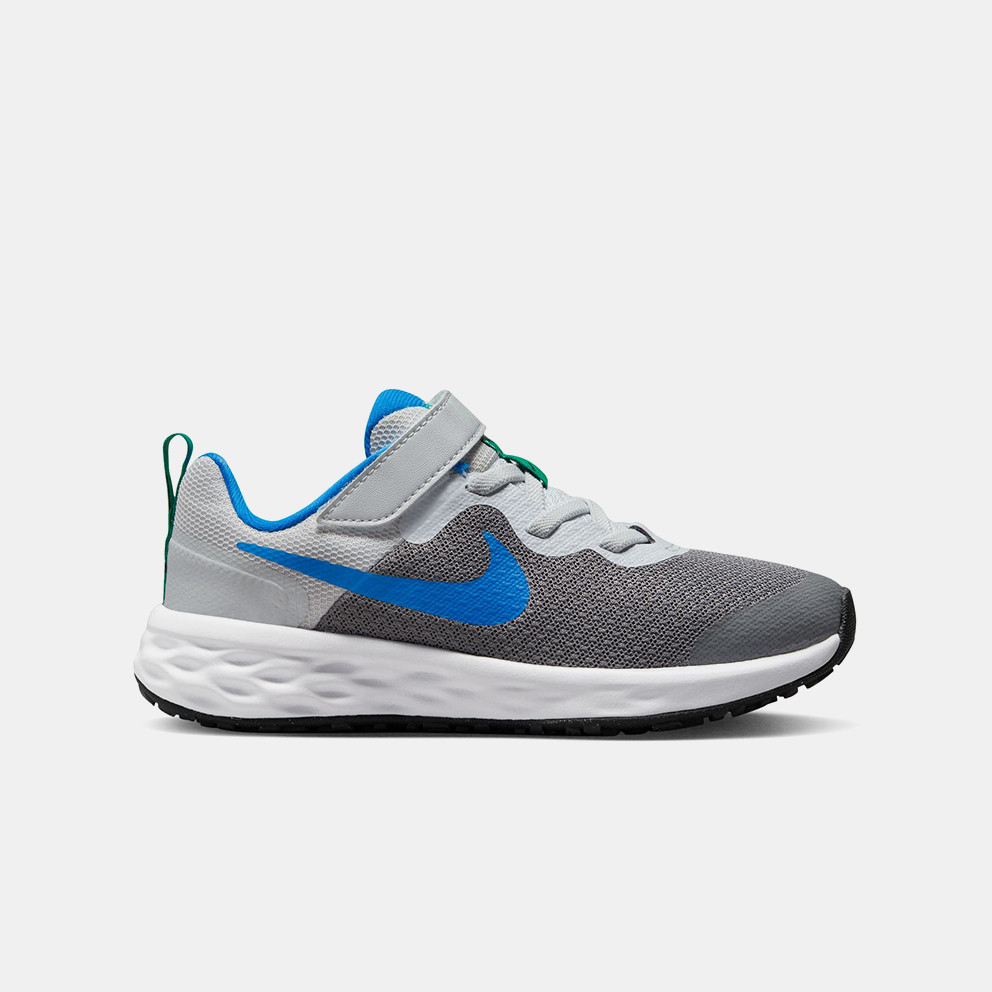 Nike Revolution 6 Παιδικά Παπούτσια για Τρέξιμο (9000129116_65077) COOL GREY/PHOTO BLUE-DEEP ROYAL BLUE