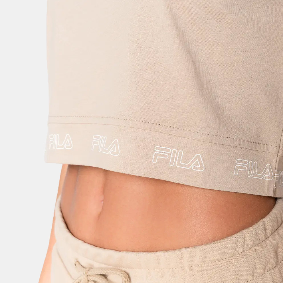 Fila Gladys Γυνακεία Cropped Αμάνικη Μπλούζα