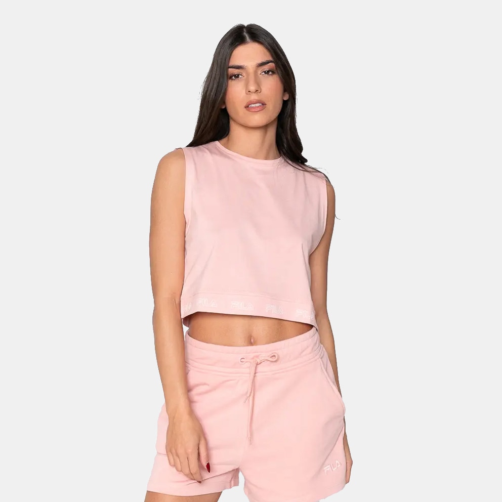 FILA Fila Gladys Γυνακεία Cropped Αμάνικη Μπλούζα (9000135304_15257)