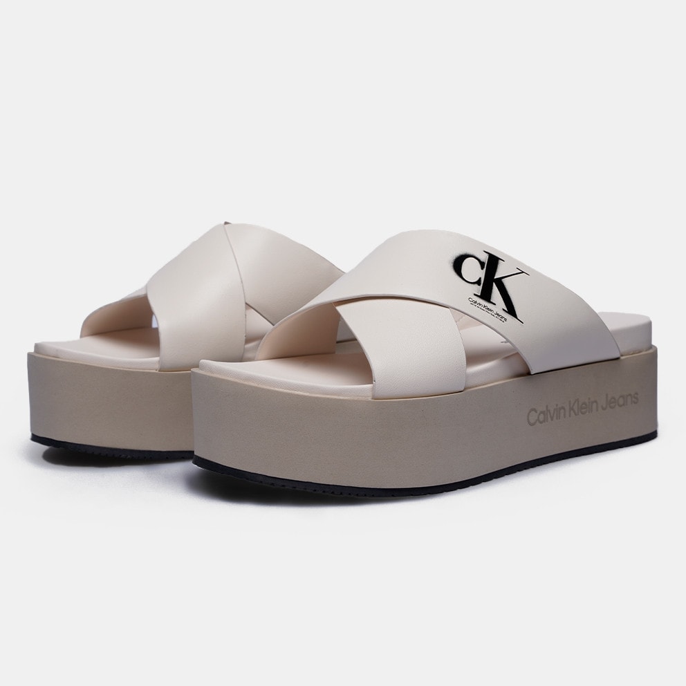 Calvin Klein Flatform Crissx Women's Slides