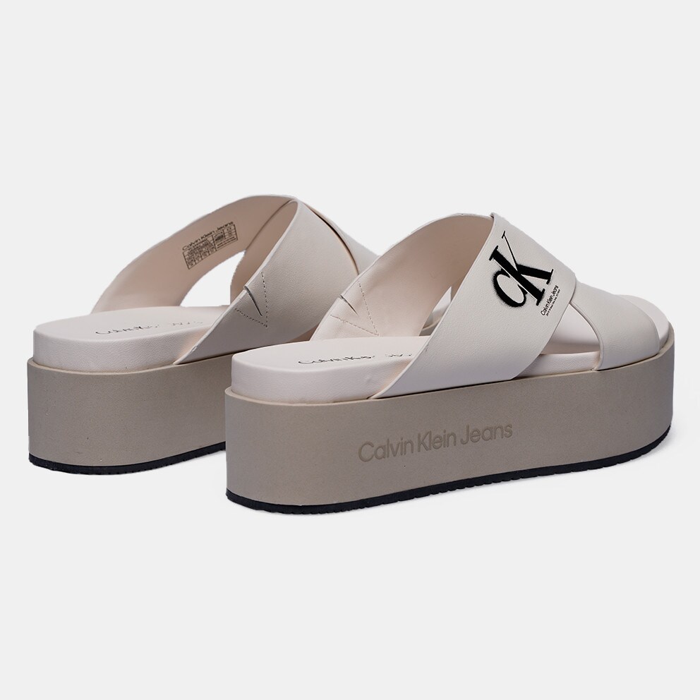 Calvin Klein Flatform Crissx Women's Slides