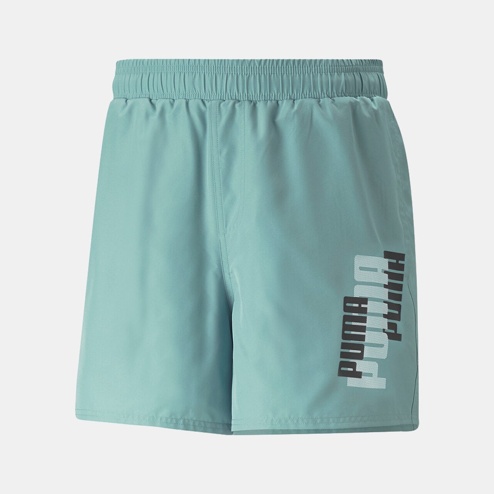 84 - puma ca Logo pro Ess+ Puma Power 673381 Green Woven Shorts - 5\