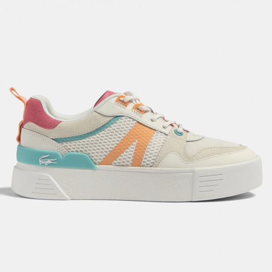 Lacoste L002 Leather Heel Pop Trainers Women's Shoes