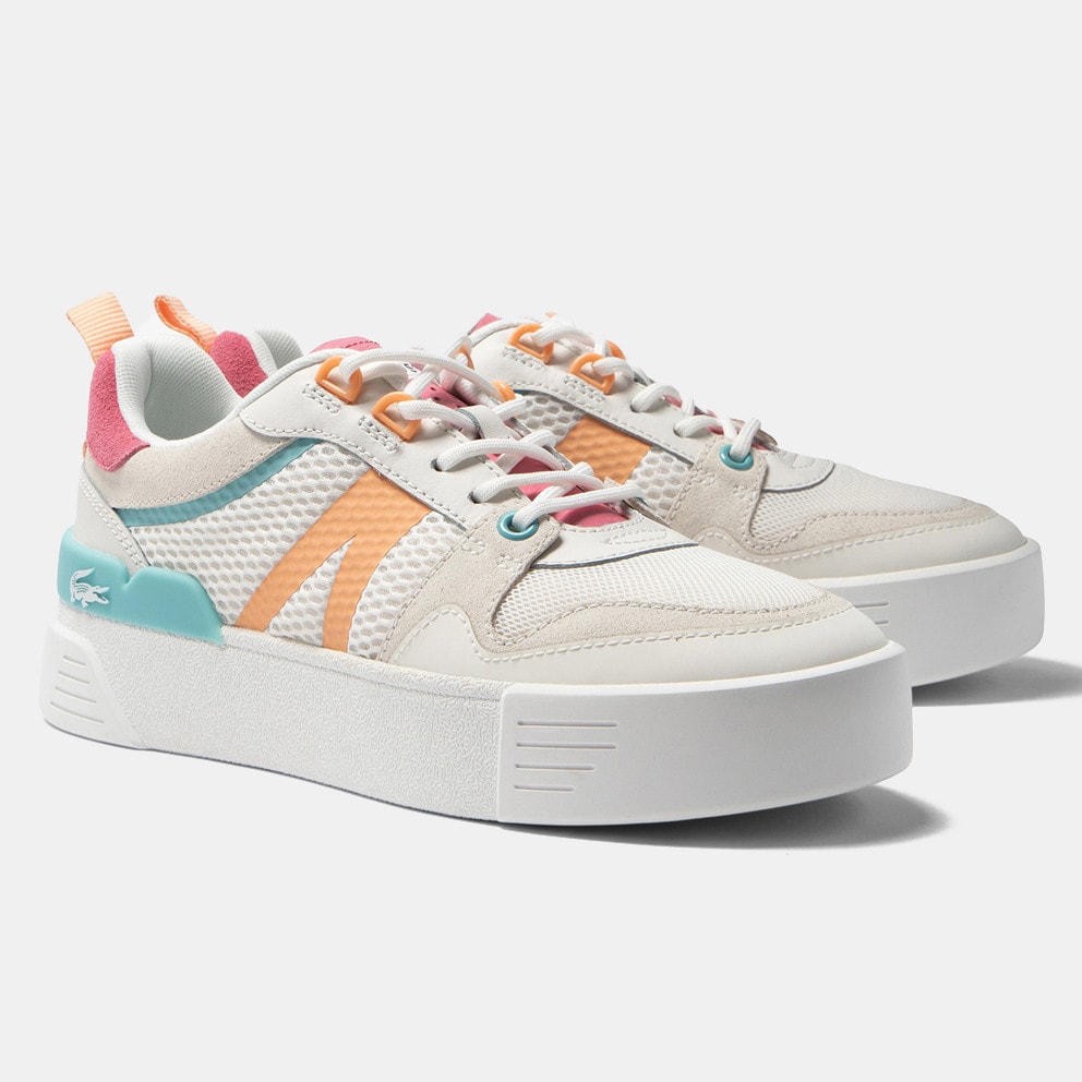 Lacoste L002 Leather Heel Pop Trainers Γυναικεία Παπούτσια