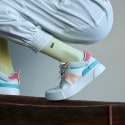 Lacoste L002 Leather Heel Pop Trainers Γυναικεία Παπούτσια
