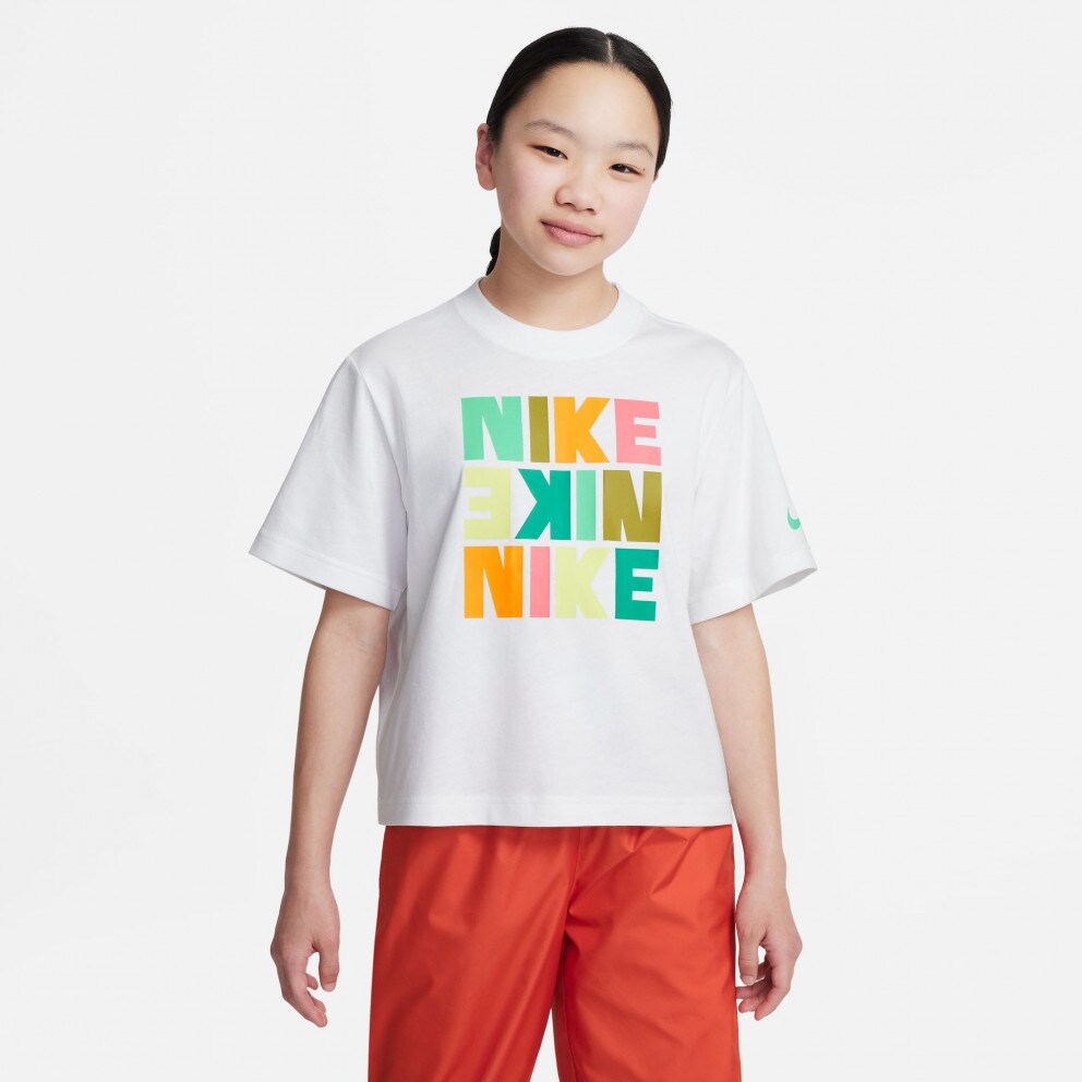 Nike Sportswear Boxy Print Παιδικό T-shirt