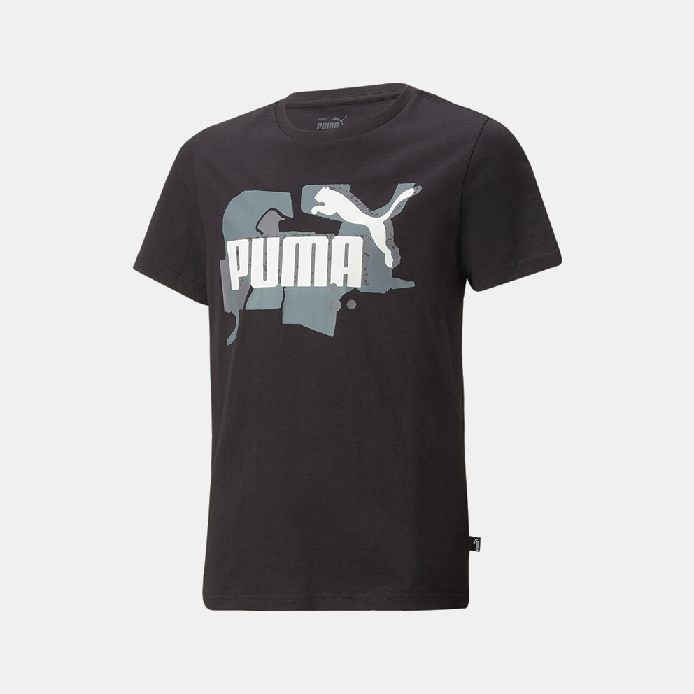 Puma Essential Street Art Logo Kids' T - Sneakers Puma SUEDE RAISED FS - Shirt  Black 673274 - 01