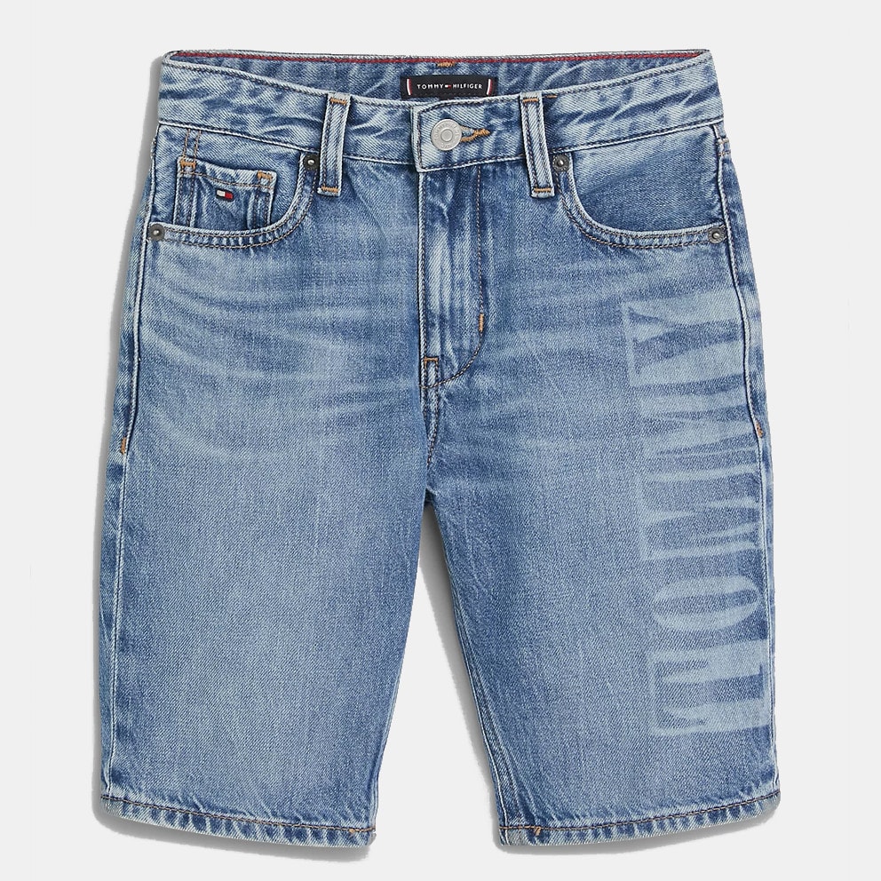 Tommy Hilfiger Maglione girocollo jacquard - 1A6 - Tommy Jeans Skater Short  Denim Bleach Laser KB0KB08132