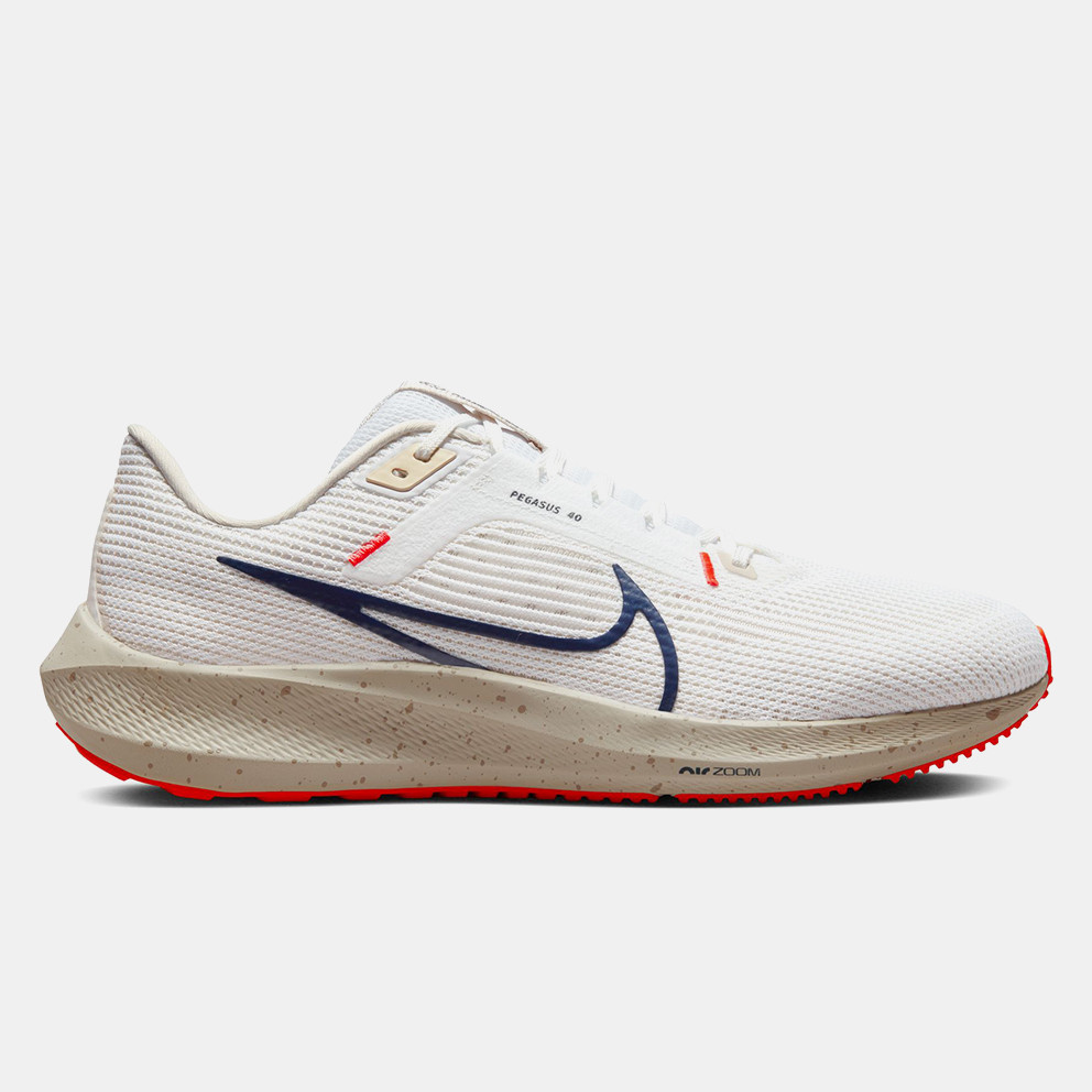 Nike Air Zoom Pegasus 40 Ανδρικά Παπούτσια για Τρέξιμο (9000129868_65504) WHITE/OBSIDIAN-LT OREWOOD BRN-PHANTOM