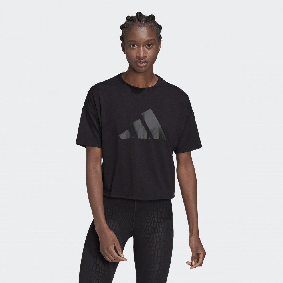 adidas Performance Women's Train Icons 3 Bar Logo T-Shirt