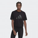 adidas Performance Women's Train Icons 3 Bar Logo T-Shirt