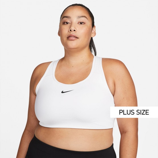 Nike Swoosh Γυναικείο Plus Size Αθλητικό Μπουστάκι