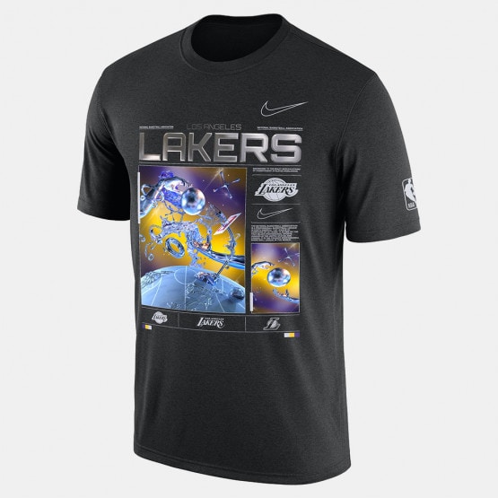 nike lakers t shirt black