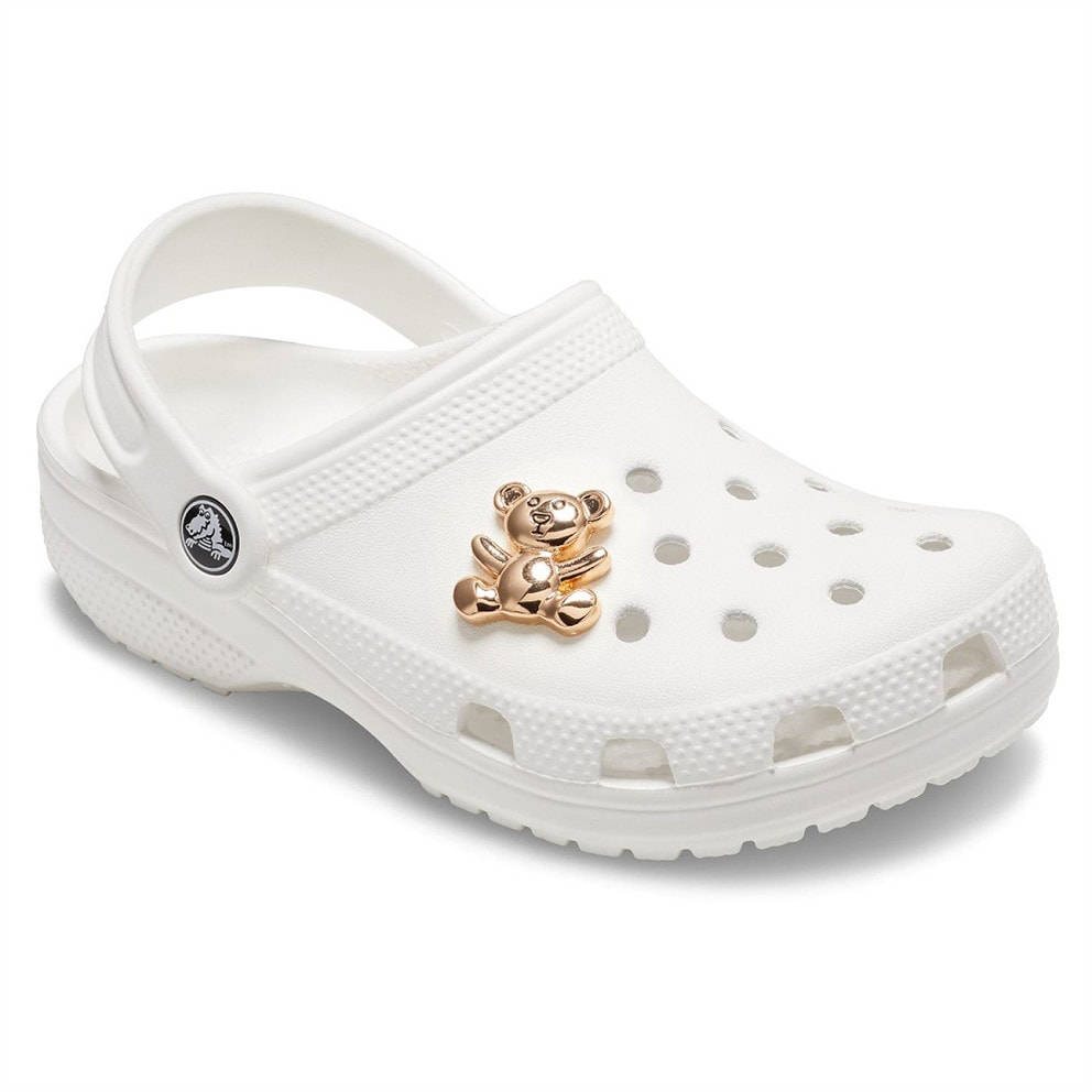 Crocs Jibbitz Gold Teddy Bear