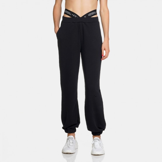 KENDALL & KYLIE  W Strap High Rise Sweatpants