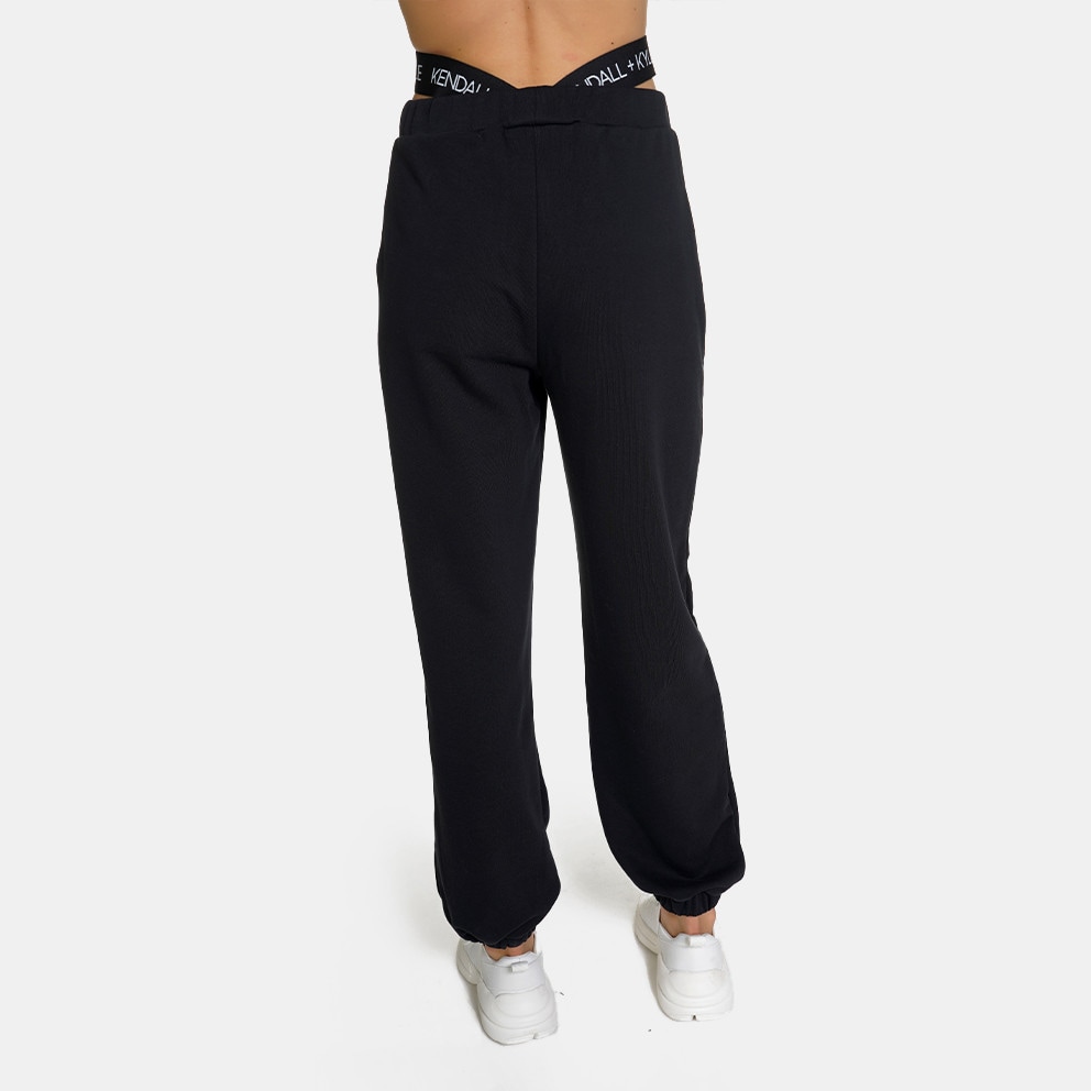 KENDALL & KYLIE  W Strap High Rise Sweatpants