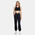 KENDALL & KYLIE  W Strap High Rise Sweatpants